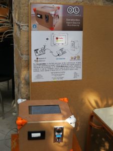 DonationBox at CommonsFest 2015 Athens